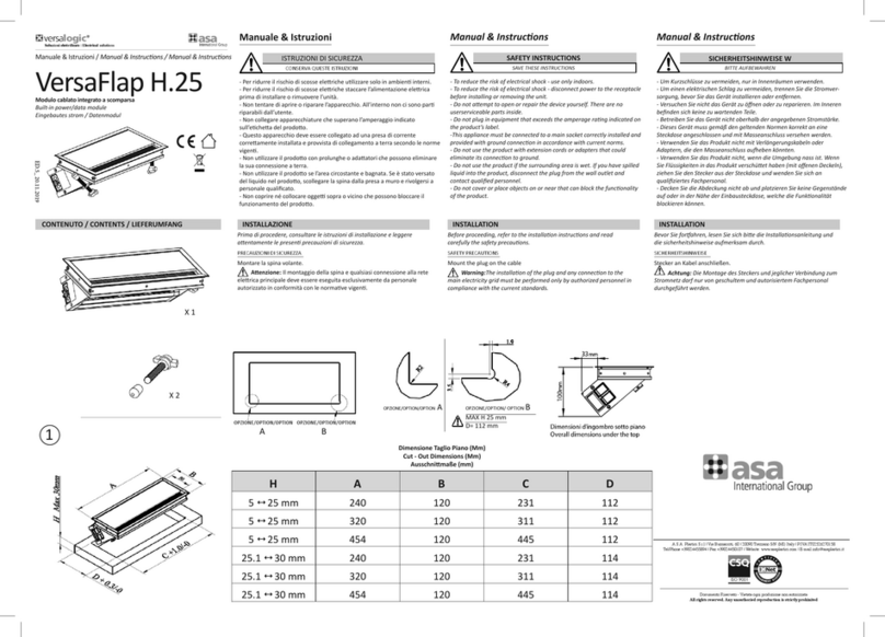 VersaLogic VersaFlap H.25 Manual instructions