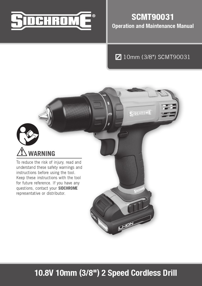 Sidchrome SCMT90031 Operation and maintenance manual
