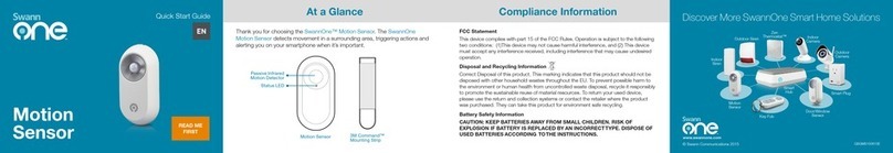 SwannOne Motion Sensor User manual