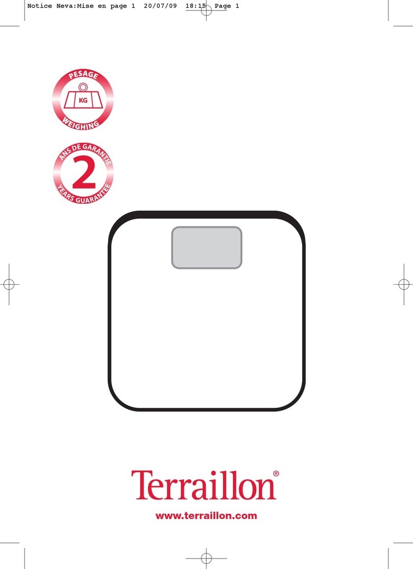 Terraillon Graphis Memory manual