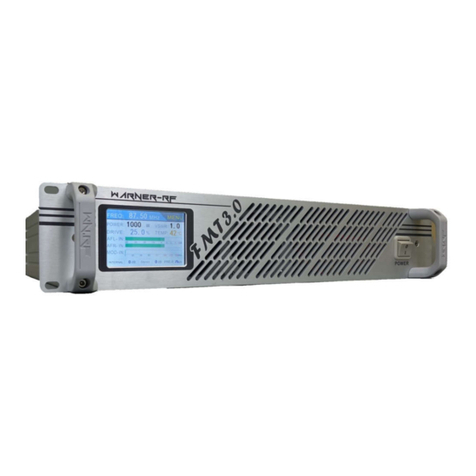 Warner RF FMT3-150A Operation manual