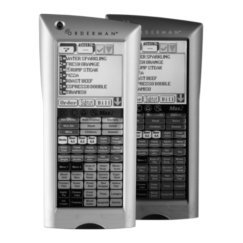 Orderman Max2 user manual