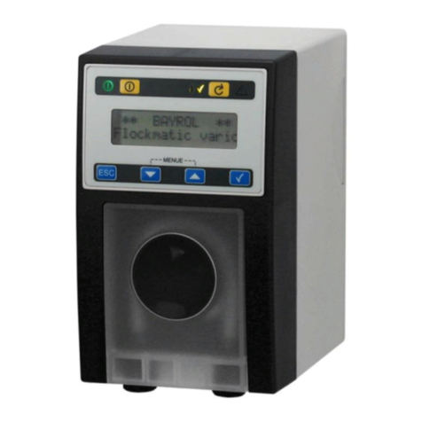 Bayrol Flockmatic Vario operating manual