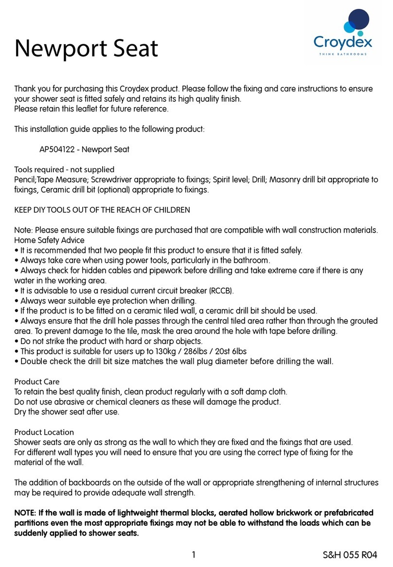 Croydex Newport AP504122 User manual