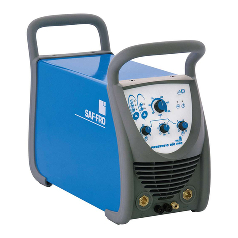 Saf-Fro PRESTOTIG 160 PFC Safety instruction for use and maintenance