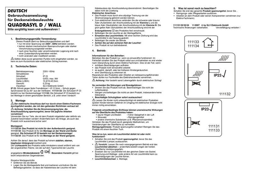 SLV Elektronik QUADRASYL D instruction manual
