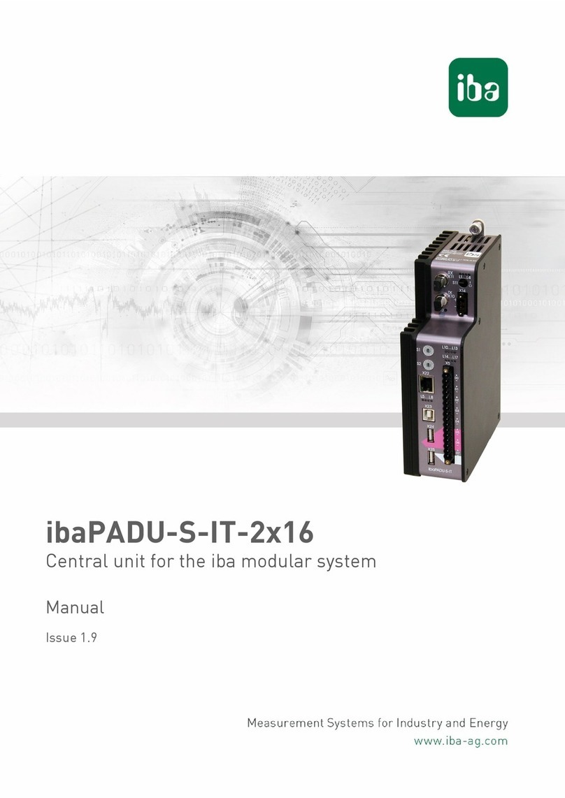 IBA ibaPADU-S-IT-2x16 User manual