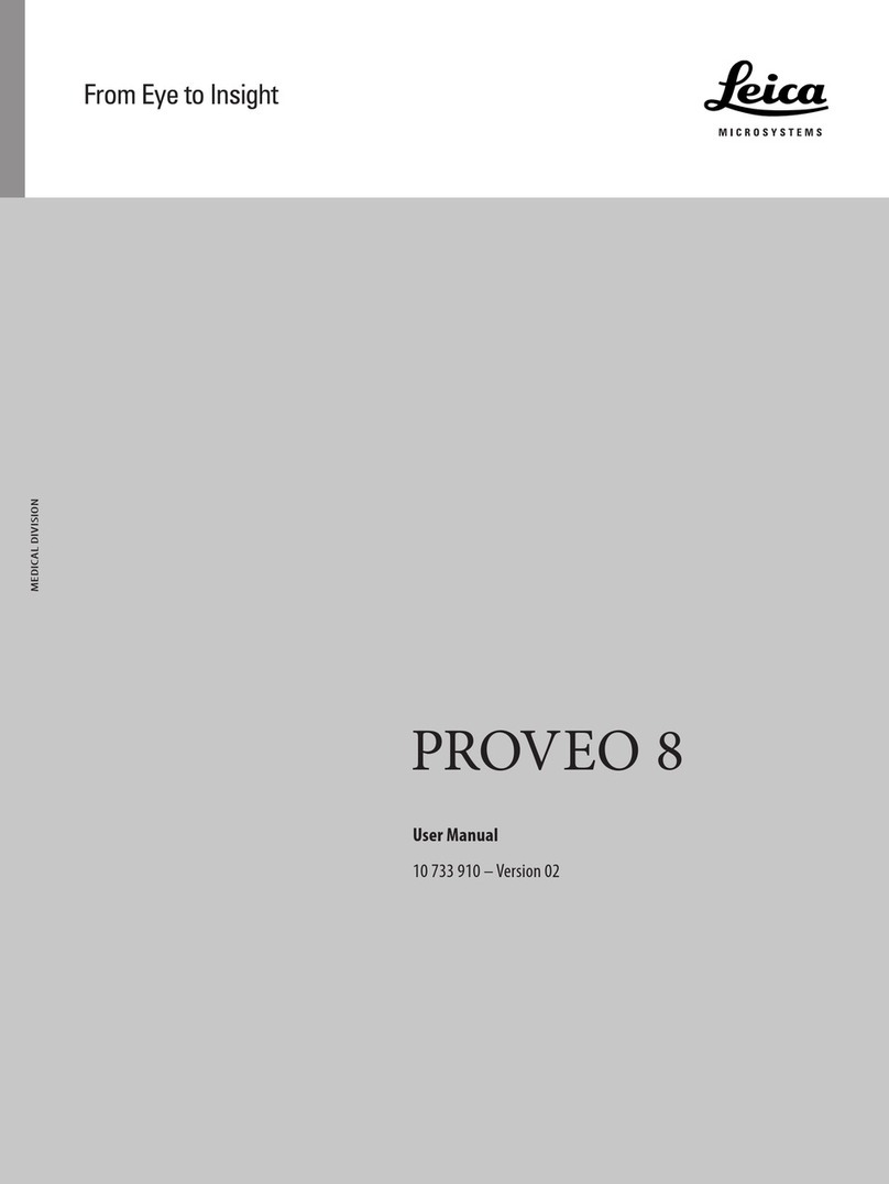 Leica PROVEO 8 User manual