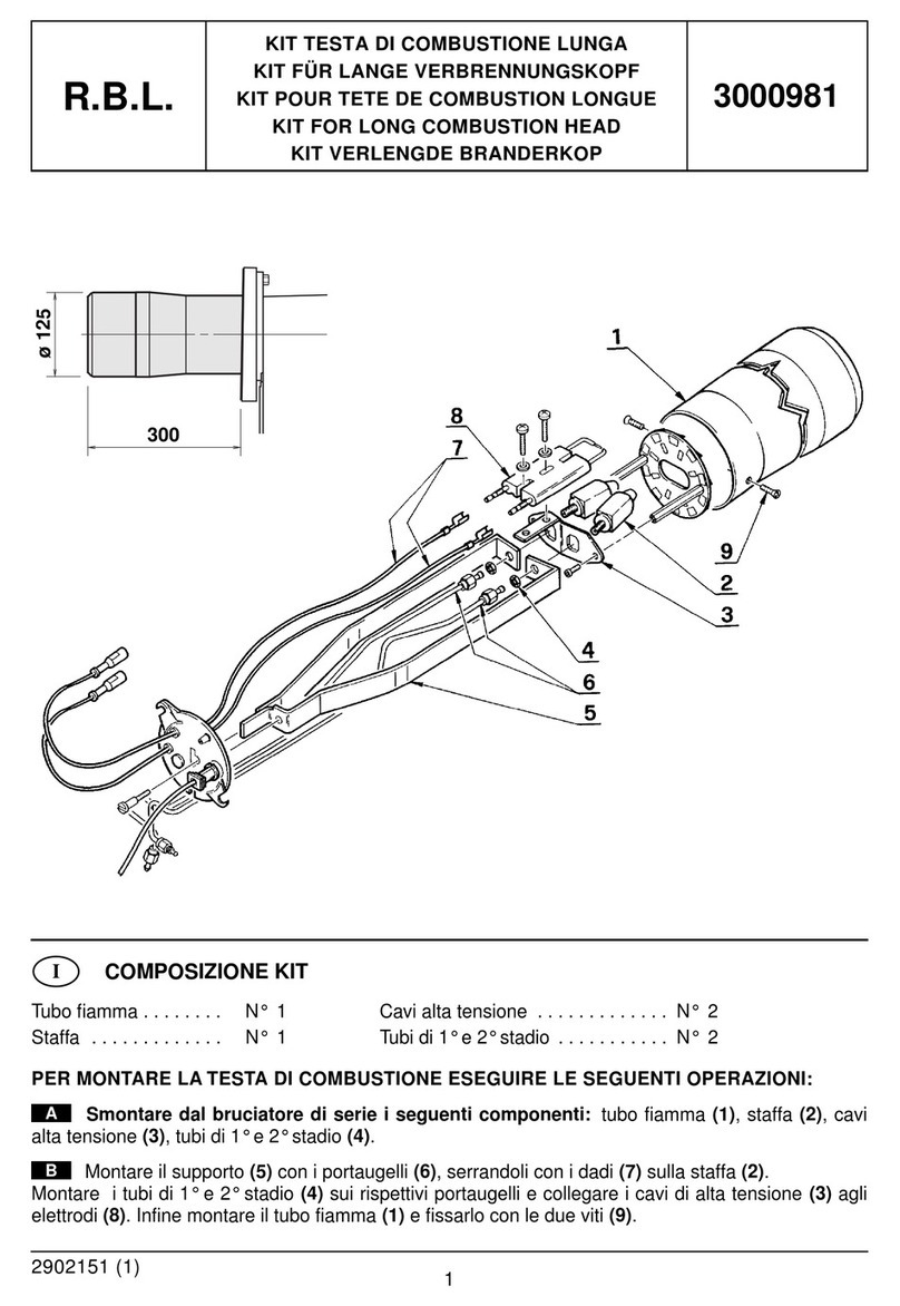 Riello R.B.L. 3000981 quick start guide Riello R.B.L. 3000981 quick start guide