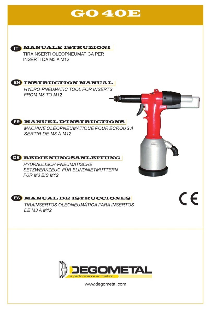 Degometal GO 40E User manual