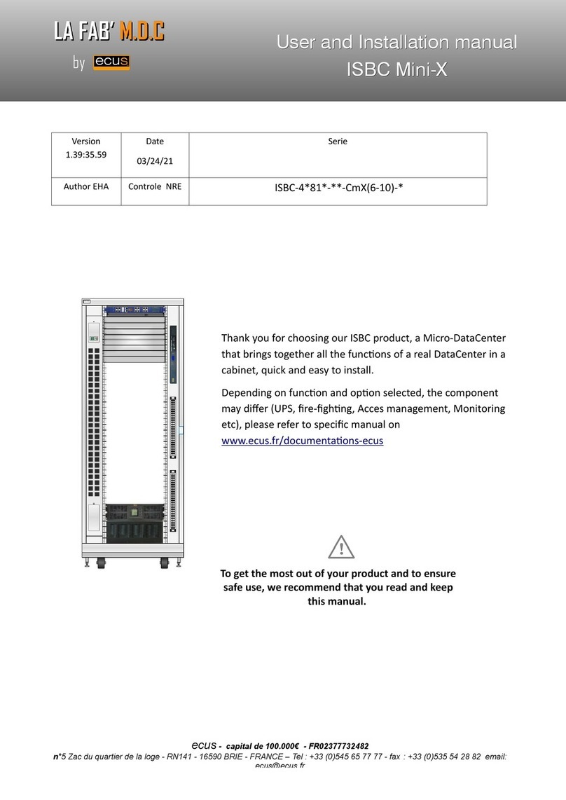 Ecus La FAB' MDC ISBC Mini-X Operating manual