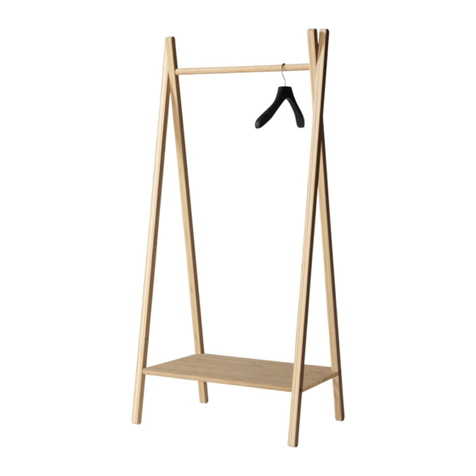 John Lewis BAMBOO GARMENT RAIL 57088001 user guide