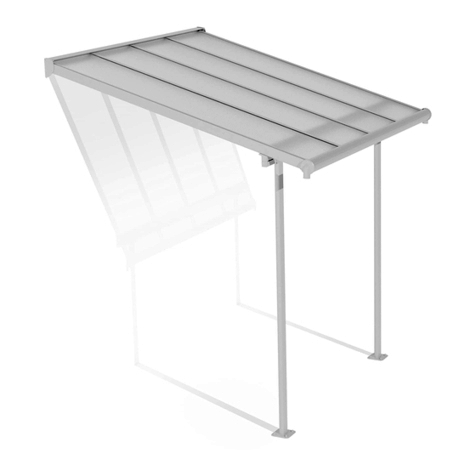 Palram SIERRA 2.3x 2.3m/7'5" User manual