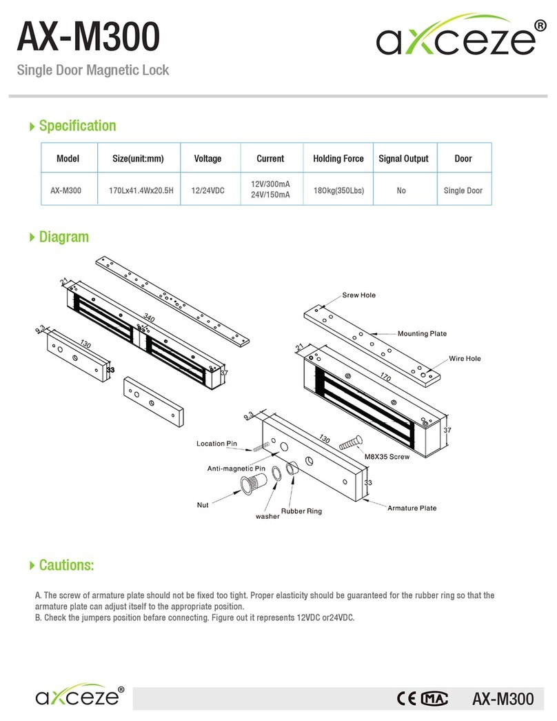 AXCEZE AX-M300 quick start guide