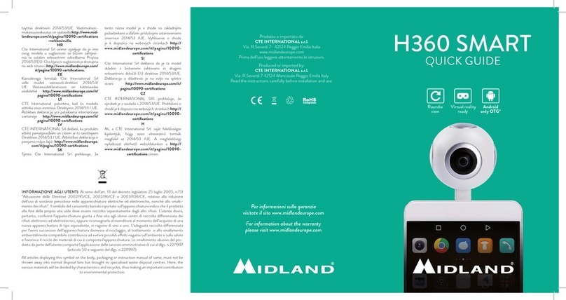 Midland H360 SMART quick guide