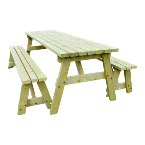 Rutland County Garden Furniture Oakham Assembly instructions