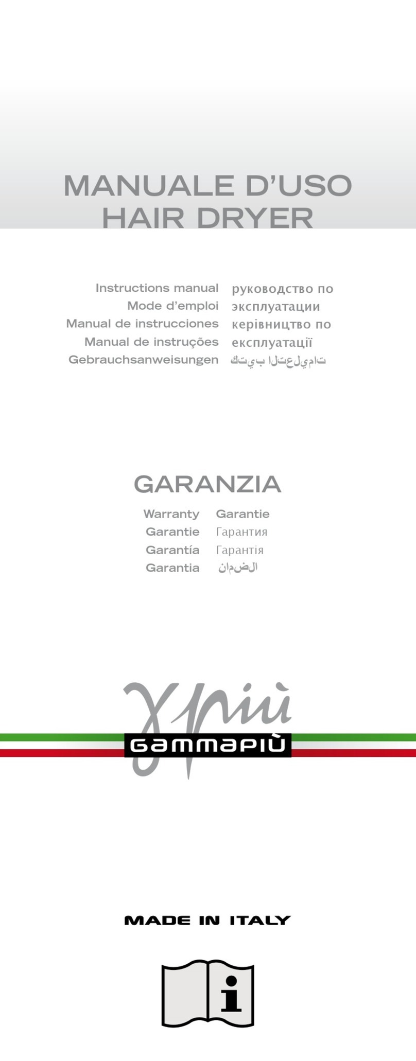 Gamma Piu Active Oxygen Profi User manual