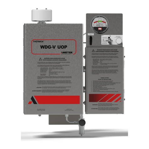 Ametek Thermox WDG-V UOP User manual