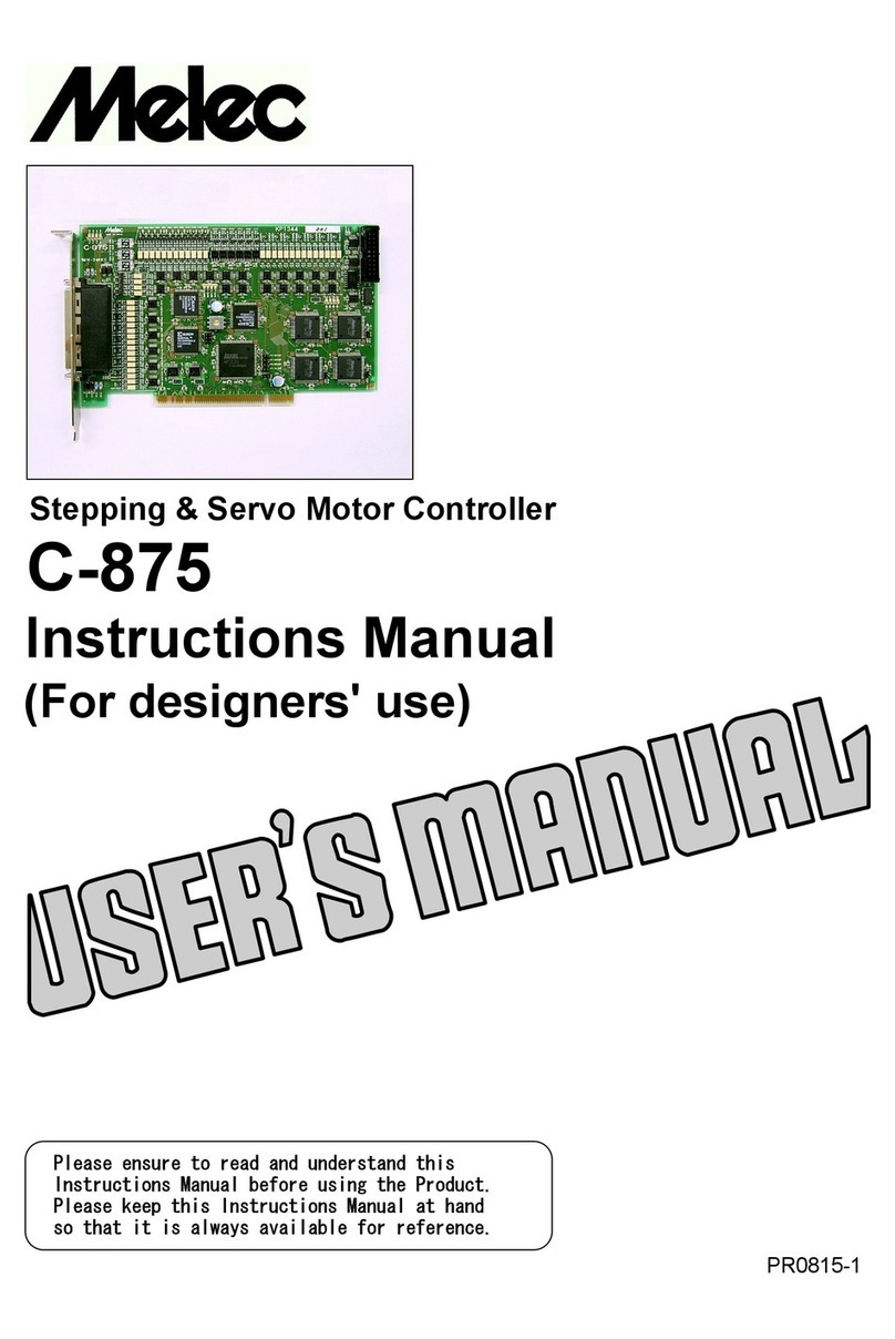 M-Elec C-875 instruction manual