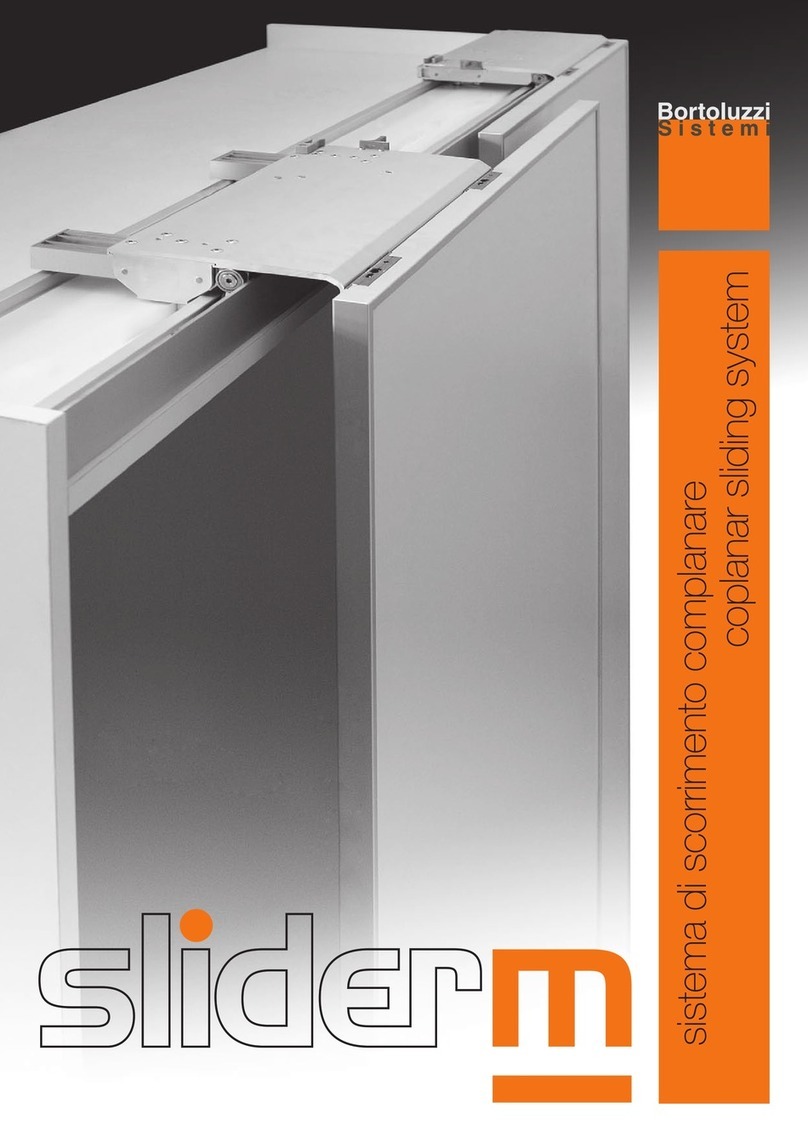 Bortoluzzi Slider m User manual