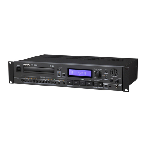 Tascam CD-6010 How to use