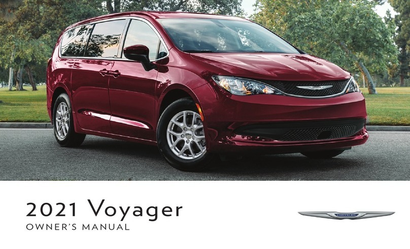 FCA US Voyager 2021 owner's manual