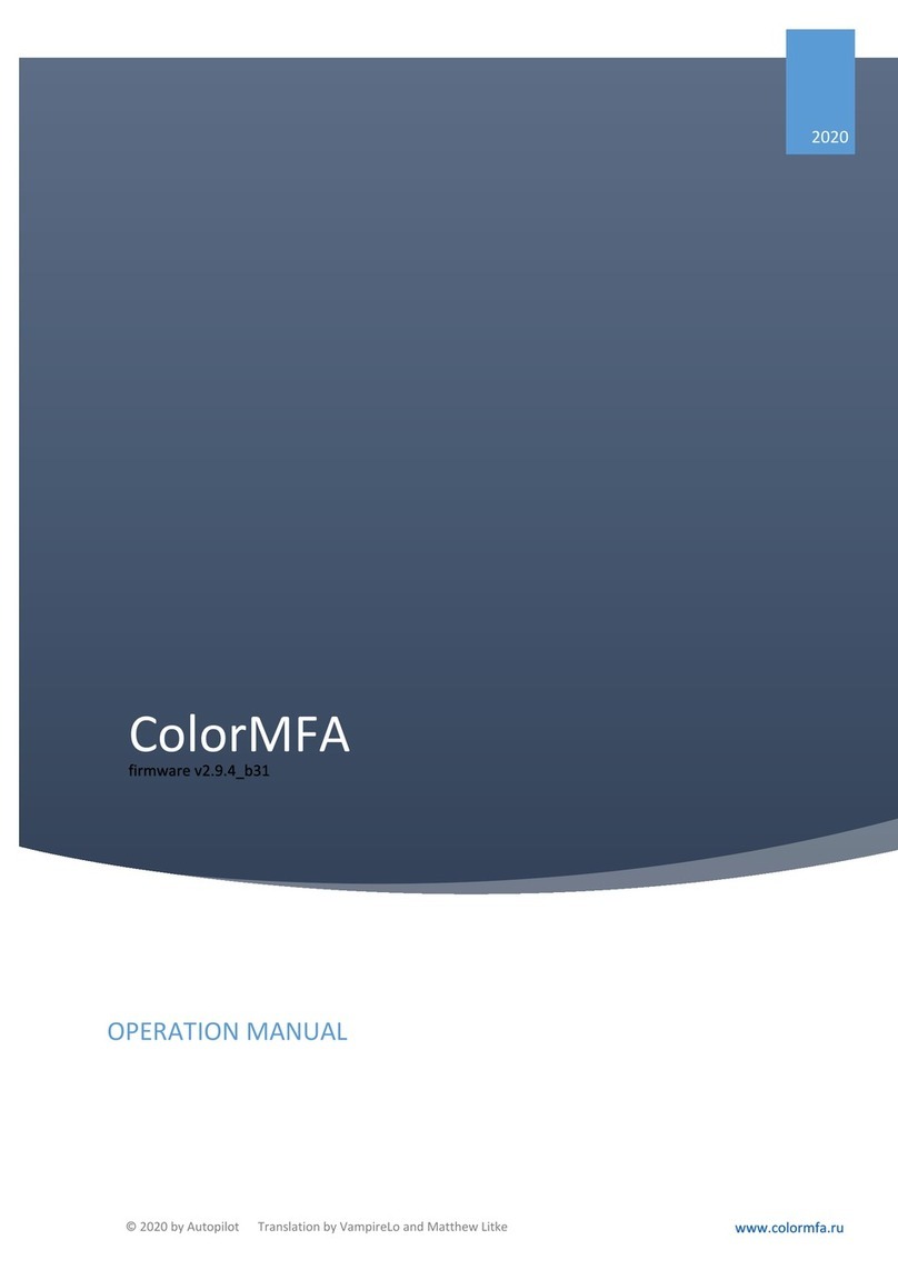Autopilot ColorMFA Operation manual