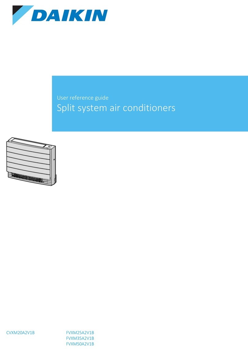 Daikin CVXM20A2V1B Product information sheet