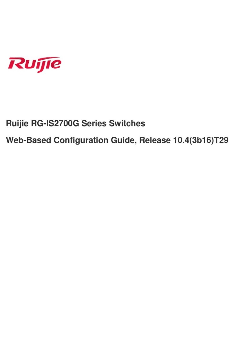 Ruijie Networks RG-IS2700G Series User manual