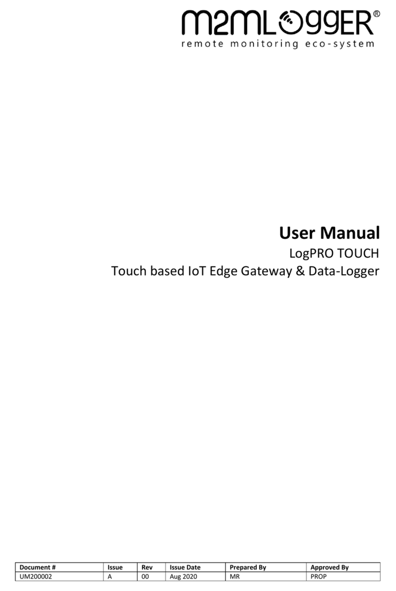 M2MLogger LogPRO TOUCH user manual