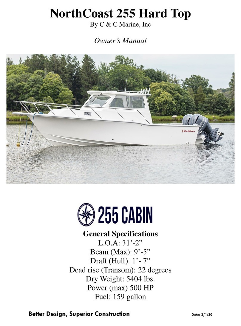 C&C NorthCoast 255 Hard Top User manual