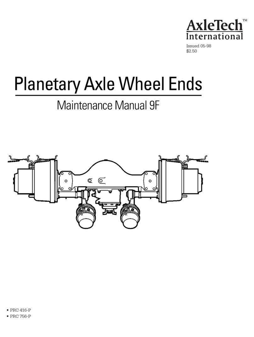 AxleTech PRC 416-P Maintenance manual