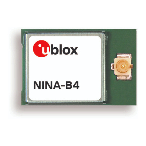 Ublox NINA-B4 Series Quick setup guide