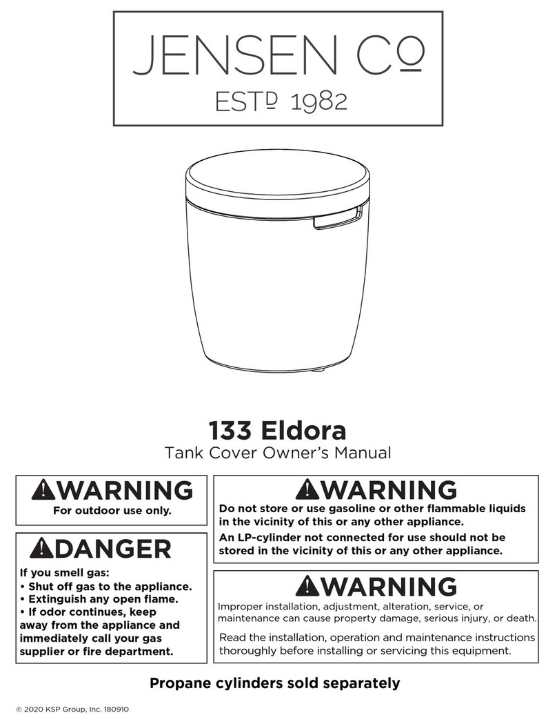 Jensen Eldora 133 owner's manual