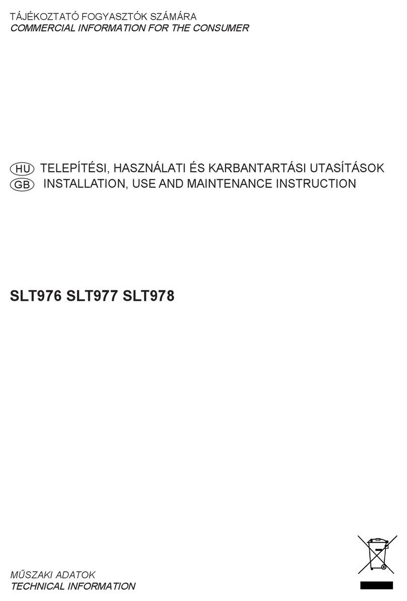 Sirius Satellite Radio SLT976 Installation, Use and Maintenance Instruction