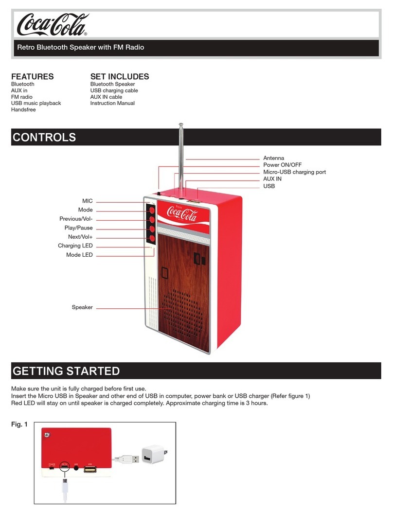 Coca-Cola CCSR2 User manual