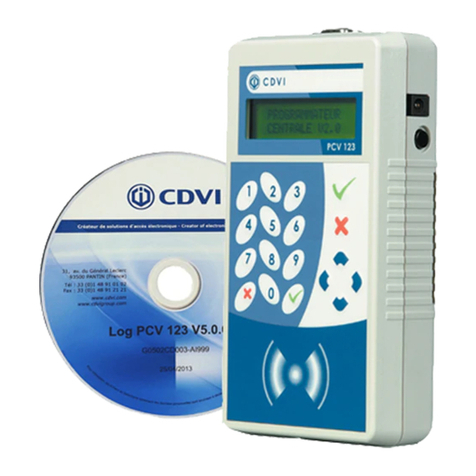 CDVI Digicode Mifare PCV123D installation manual