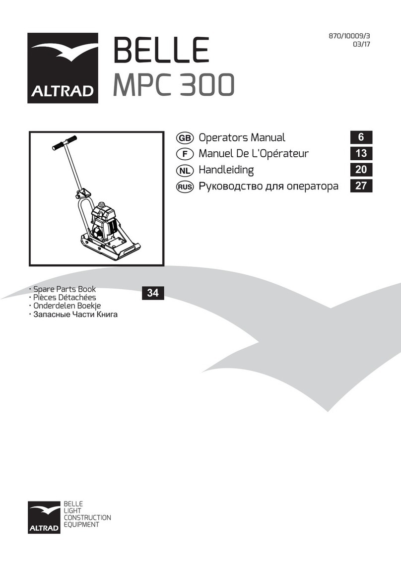Altrad BELLE MPC 300 User manual
