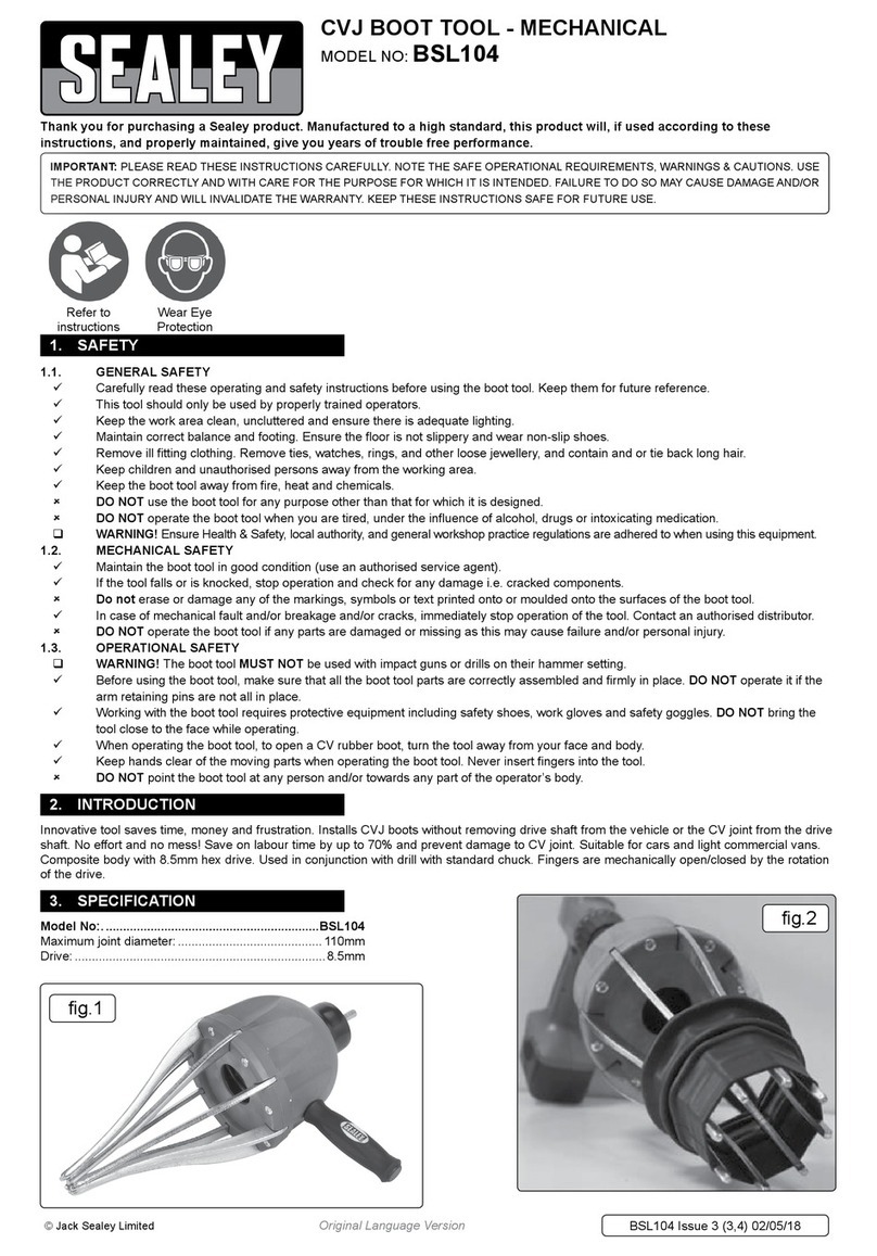 Sealey BSL104 User manual