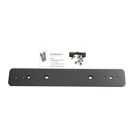Yuba Dual Battery Bracket instructions