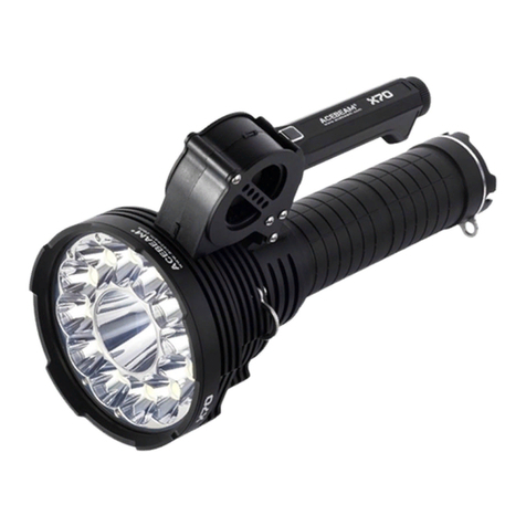 Acebeam X70 user manual Acebeam X70 user manual