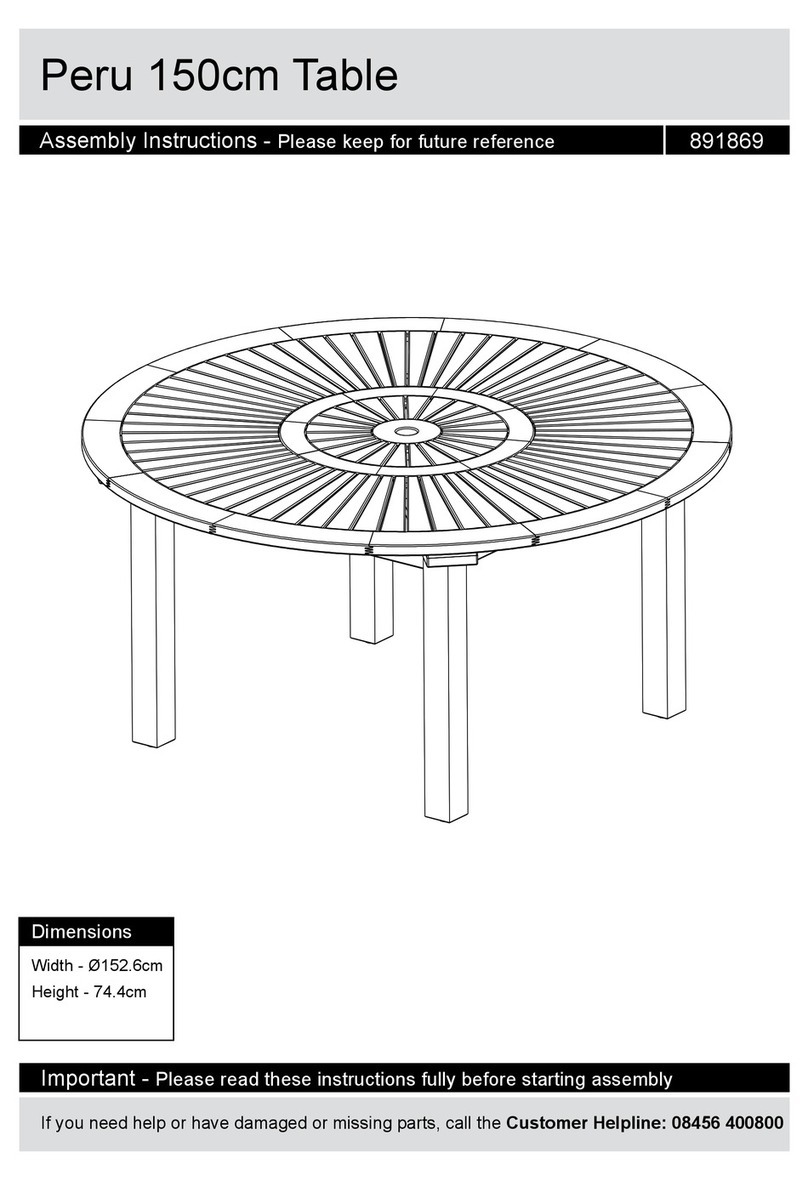 Argos Peru 891869 Assembly instructions