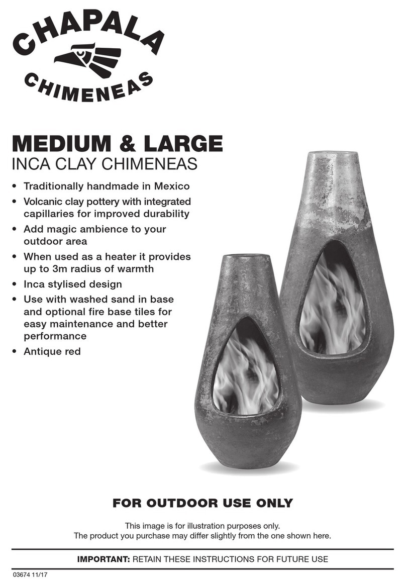 CHAPALA CHIMENEAS Chimenea Medium quick start guide