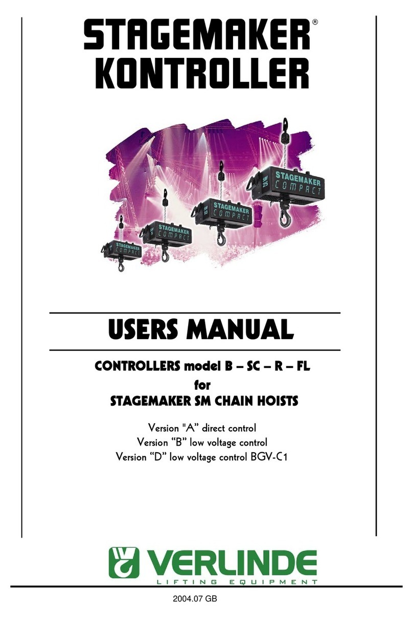 Verlinde Stagemaker SC4P user manual