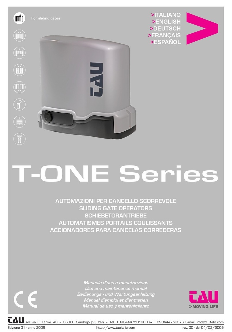 tau T-ONE Series User manual