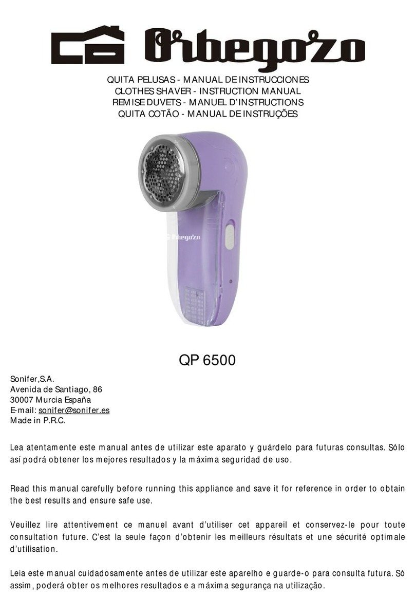 Orbegozo QP 6500 User manual