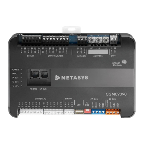 Johnson Controls CGM09090 User manual