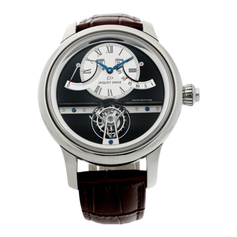 Jaquet Droz TOURBILLON POWER RESERVE User manual
