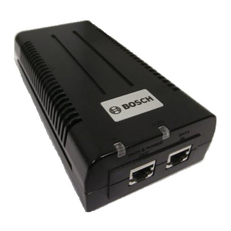 Bosch Security PoE midspans installation manual