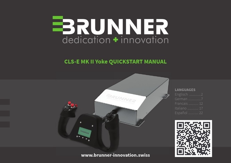 Brunner CLS-E MK II Yoke Quick start manual